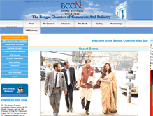 Tablet Screenshot of bengalchamber.com